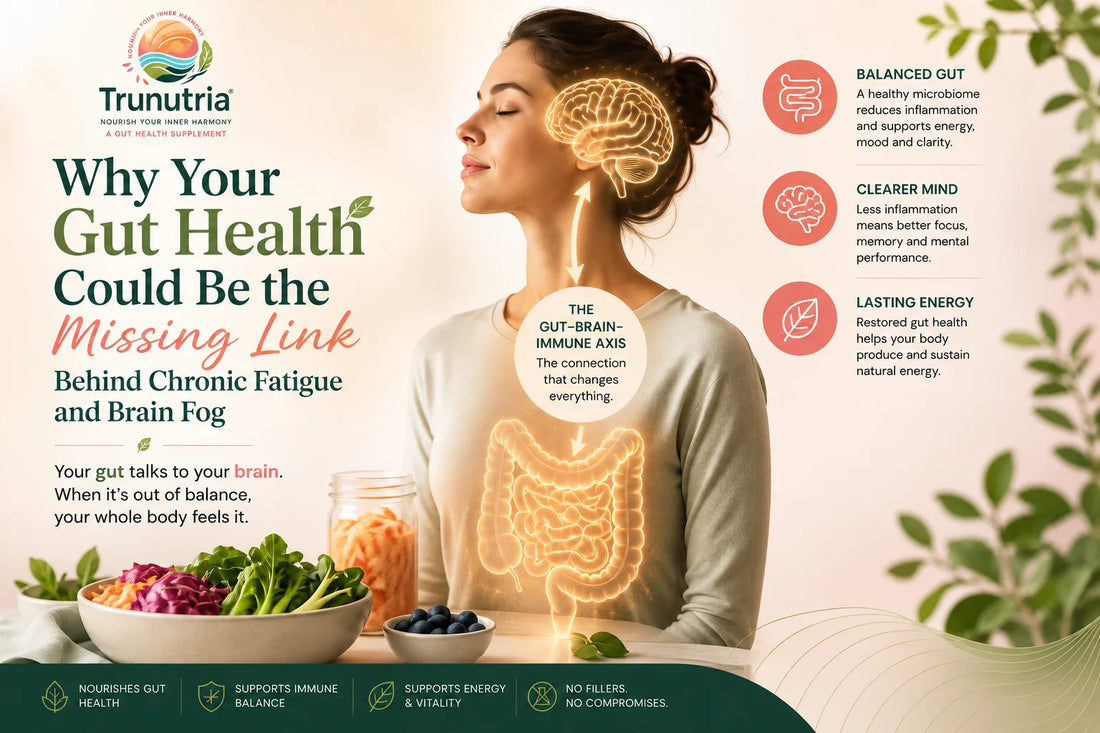 Your Gut Health Could Be the Missing Link Behind Chronic Fatigue and Brain Fog